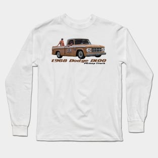 1968 Dodge D100 Pickup Truck Long Sleeve T-Shirt